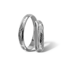 Alizee stříbrné snubní prsteny bílé zlato šperky milan jiříček