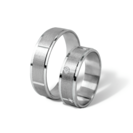 Calie stříbrné snubní prsteny bílé zlato šperky milan jiříček K30