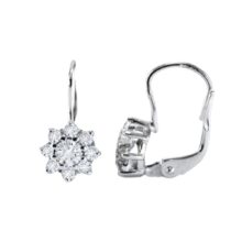 stříbrné náušnice Květ šperky jiříček