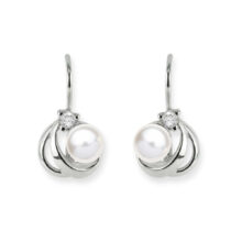 stříbrné perlové náušnice Candice šperky jiříček