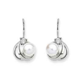 stříbrné perlové náušnice Candice šperky jiříček