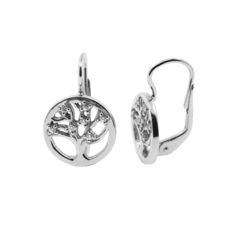 stříbrné náušnice strom života šperky jiříček