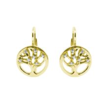 zlaté náušnice strom života