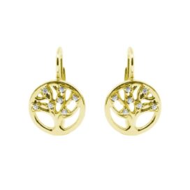 zlaté náušnice strom života
