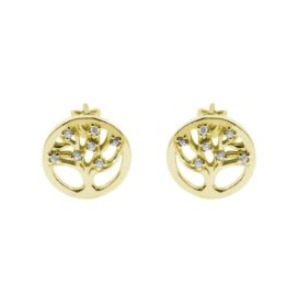zlaté náušnice strom života