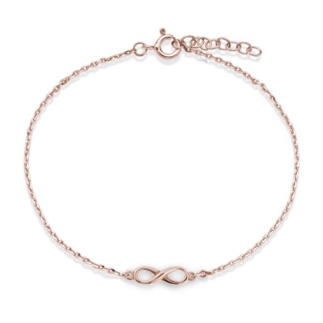 Náramek nekonečno růžové zlato šperky jiříček