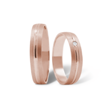 Colette snubní prsteny růžové zlato šperky milan jiříček K77
