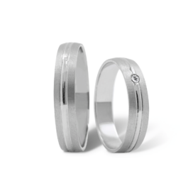 Colette stříbrné snubní prsteny bílé zlato šperky milan jiříček K77