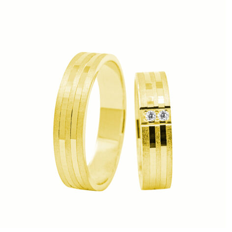 zlaté snubní prsteny