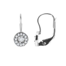 stříbrné náušnice se zirkony