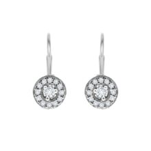 stříbrné náušnice se zirkony