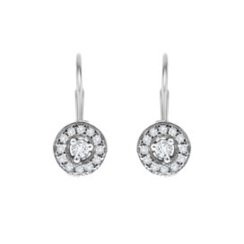 stříbrné náušnice se zirkony