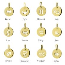 vega zlatý přívěsek znamení zvěrokruhu šperky jiříček sada