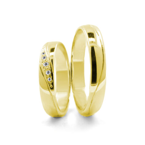 zlaté snubní prsteny