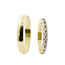 zlaté snubní prsteny