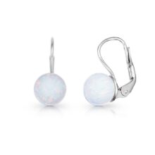 stříbrné náušnice Meira s opály šperky jiříček