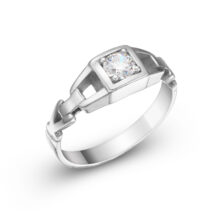 stříbrný zásnubní prsten Brooklyn