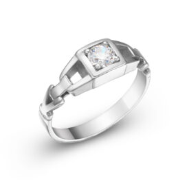 stříbrný zásnubní prsten Brooklyn