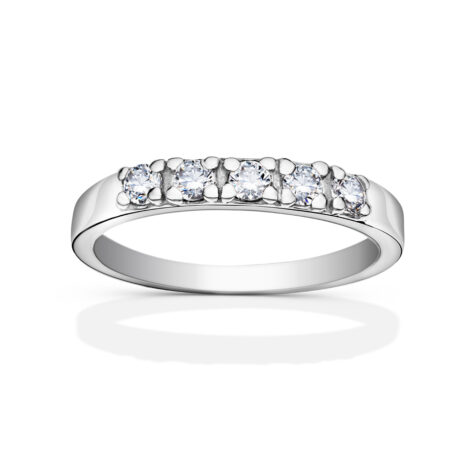 stříbrný zásnubní prsten Georgia