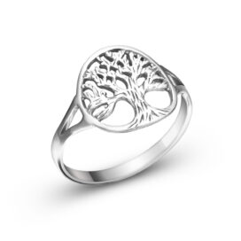 stříbrný prsten Strom života