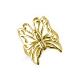 zlatý prsten motýl