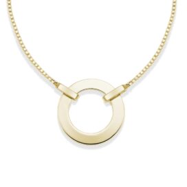 zlatý personalizovaný náhrdelník karma s rytinou šperky jiříček