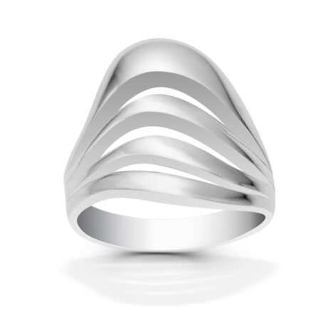 stříbrný prsten Alma