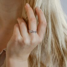 elfský stříbrný prsten