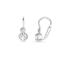 stříbrné dětské náušnice Cleo