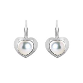 stříbrné perlové náušnice šperky jiříček