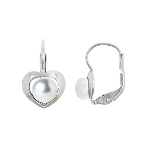 stříbrné perlové náušnice šperky jiříček