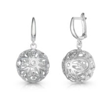 Stříbrné náušnice Octavia