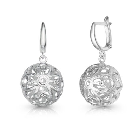 Stříbrné náušnice Octavia