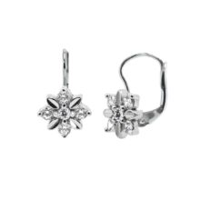 Elsa stříbrné náušnice na klapku šperky jiříček ze strany