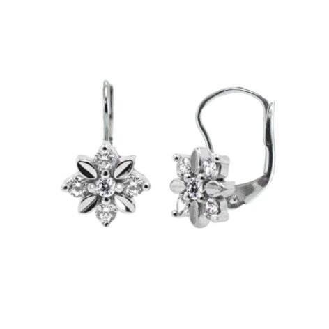 Elsa stříbrné náušnice na klapku šperky jiříček ze strany