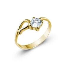 Alice zlatý zásnubní prsten