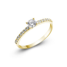 Amélie zlatý zásnubní prsten zlato šperky jiříček z úhlu