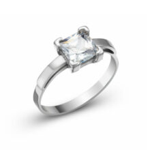 Arianne stříbrný zásnubní prsten bílé zlato šperky jiříček z úhlu