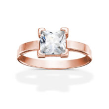 Arianne zásnubní prsten růžové zlato šperky jiříček zezhora