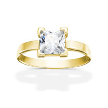 Arianne zlatý zásnubní prsten šperky jiříček zezhora