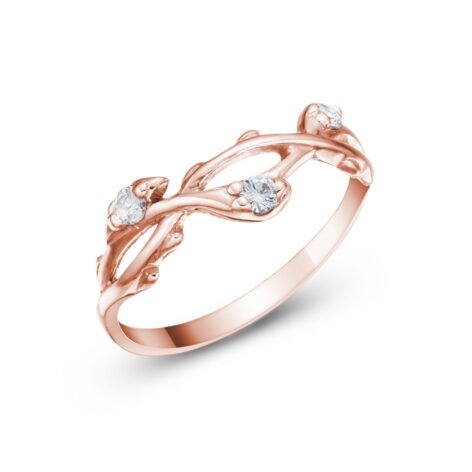 Arwen zásnubní prsten růžové zlato šperky jiříček z úhlu