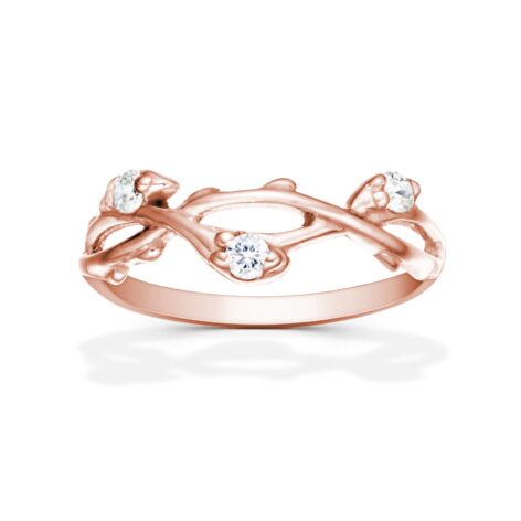 Arwen zásnubní prsten růžové zlato šperky jiříček zezhora