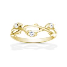 Arwen zlatý zásnubní prsten šperky jiříček zezhora