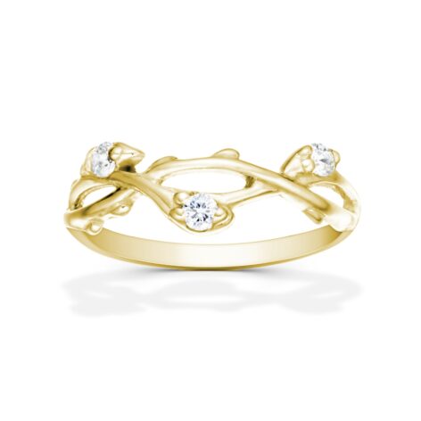 Arwen zlatý zásnubní prsten šperky jiříček zezhora