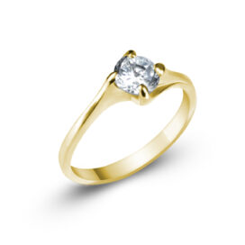 Charlotte zlatý zásnubní prsten zlato šperky jiříček z úhlu