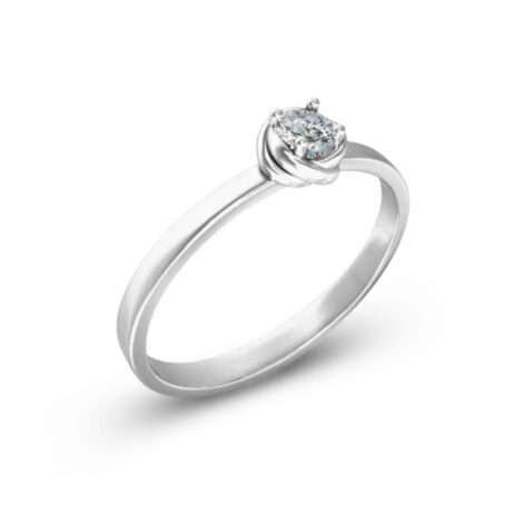 Cosmic stříbrný zásnubní prsten bílé zlato šperky jiříček z úhlu