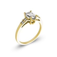 Elizabeth zlatý zásnubní prsten zlato šperky jiříček z úhlu