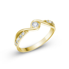 Estelle zlatý zásnubní prsten zlato šperky jiříček z úhlu