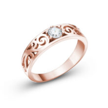 Isabella zásnubní prsten růžové zlato šperky jiříček z úhlu