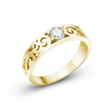 Isabella zlatý zásnubní prsten zlato šperky jiříček z úhlu